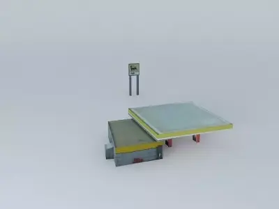 Agip gas station Librilla Free 3D model