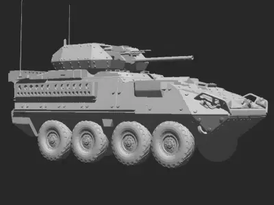 STRYKER DRAGOON 8X8 IFV  3D print model