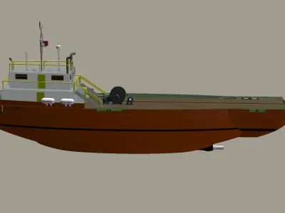 Supoert Vessel  SV BobCat 3D model