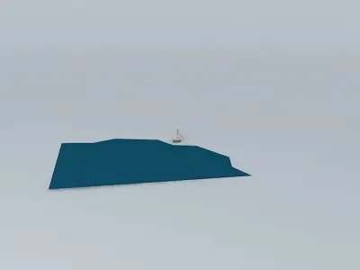 Sloop based on Aldebaran drawing Free 3D model