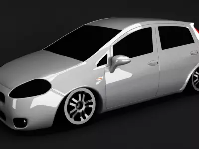 fiat punto air stl 3D print model