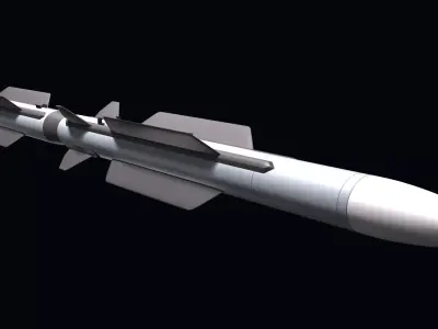 LRAAM Concept Missile 3D model