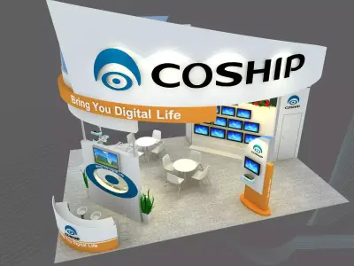 Exhibition - Area - 6X9-3DMAX2009-04 3D model