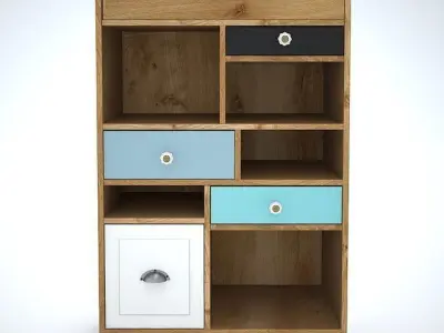 Chest of Drawers Lokke 3D model