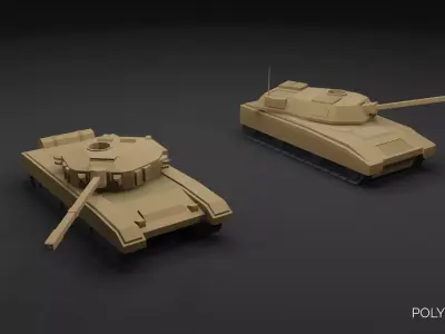 Military Vehicles - PolyPack - Low Poly Assets Low-poly 3D model