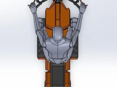 Electric Scooter Bike 3D model