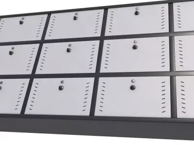 Coin Lockers 3D model