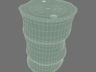 Rusty Barrel 2 3D model