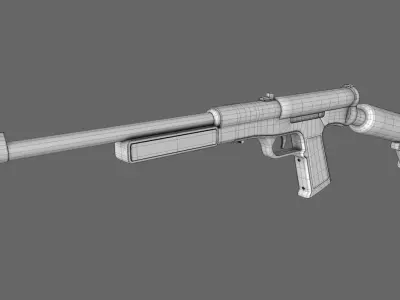 Paintball Gun Free 3D model