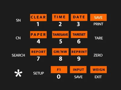 Industrial Weight Scale System 3D Model Low-poly 3D model