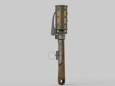 hand grenade 3D model 7