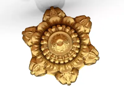 Classical urn decorative onlay cnc 3d printing stl 01 3D print model purchase