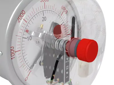 electron Pressure Gauge 3D model