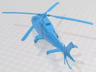 Agusta Westland AW 109 Printable Helicopter 3D print model