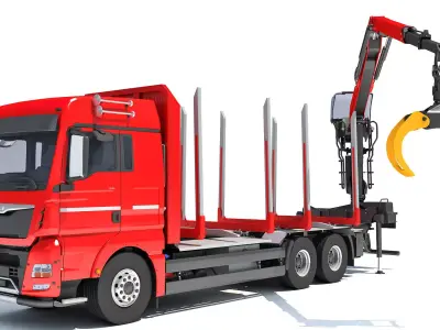 Forestry Truck 3D model