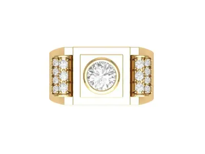 Wedding Ring 3D print model 107