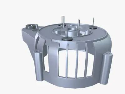 Alternator diode Low-poly 3D model