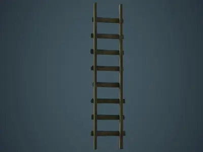 Ladder 2B Low-poly 3D model
