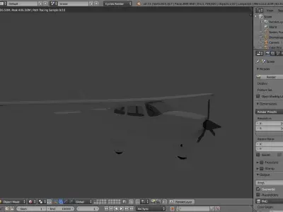 Cessna 172 Skyhawk 3D model