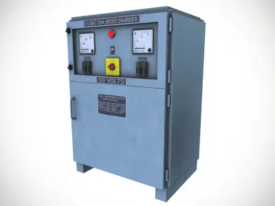 FCB  Charger Low-poly 3D model