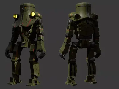 Pacific Rim Cherno Alpha Low-poly 3D model