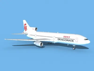 Lockheed L-1011 TriStar Dragonair 3D model