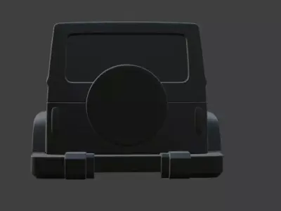Jeep upper body 3D model by im3dking