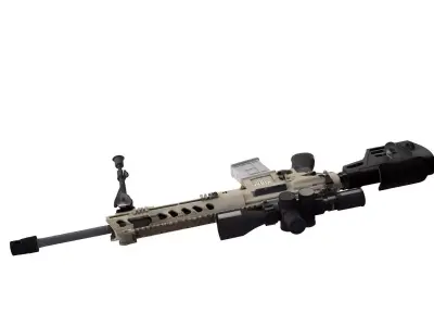 KMR762 sniper rifle 3D model