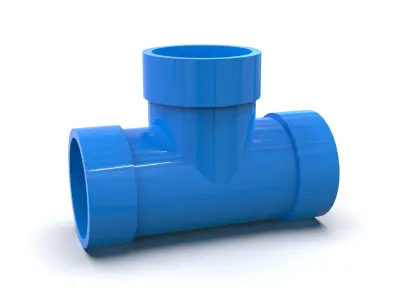 PVC T Joint pipe 3D print model