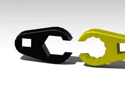 Flare wrench Free 3D model