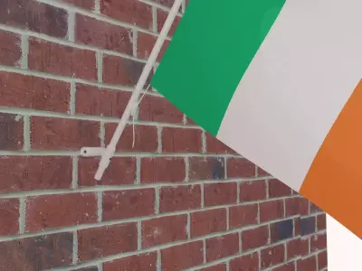 Flag of Ireland 3D model
