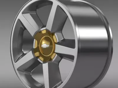Chevrolet Suburban  LTZ 2007 rim 3D model