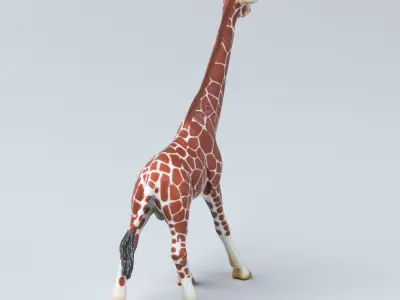Giraffe Toy Low-poly 3D model