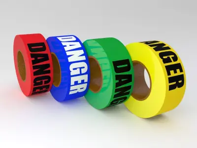 DANGER Tape Collection 3D model