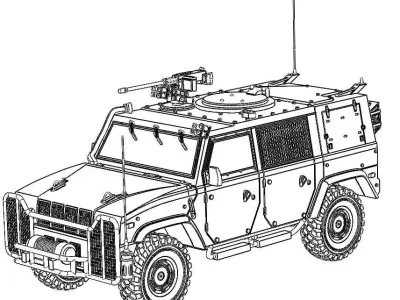 The Iveco LMV  3D print model