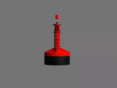 Weather Buoy Cape Town 3D model
