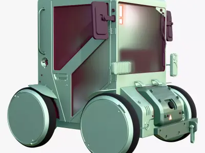SciFi Micro Utility Vehicle M1 3D model