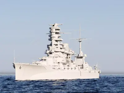 IJN Hyugo 3D model