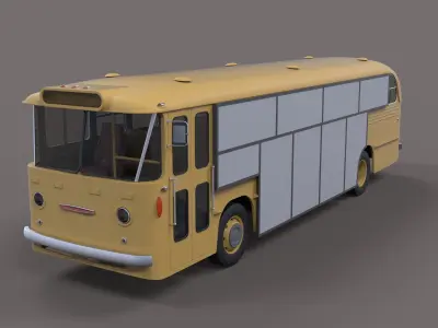 Gate bus from movie Mad Max 2 3D model