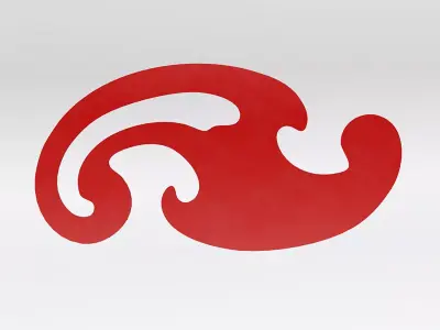 French Curve - 3D Print Ready - Model - G 3D model 3D model