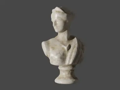 Bust Statuette 3D model 3D model