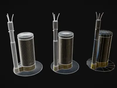 US WW2 M2 Anti-Personnel Mine 3D model