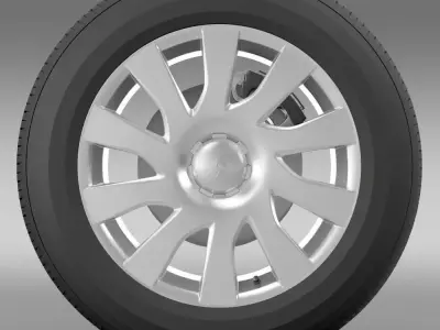 Renault Trafic Van wheel 2015 3D model