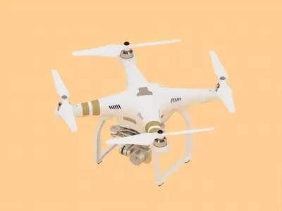 DJI-Phantom-3 3D model