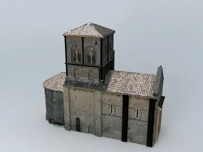 Church of San Pedro de Tejada Free 3D model