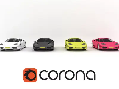 commercial design car03 3D model