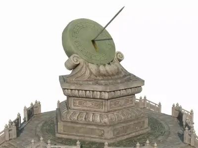 Ancient Asian timing tool corona 3D model