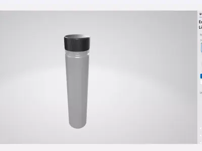 Product Mockup Bottle Oil 80ML 3D model
