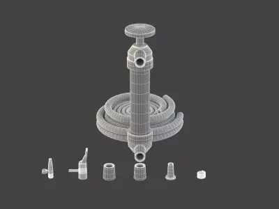 Garage Manual Siphon Pump 3D model
