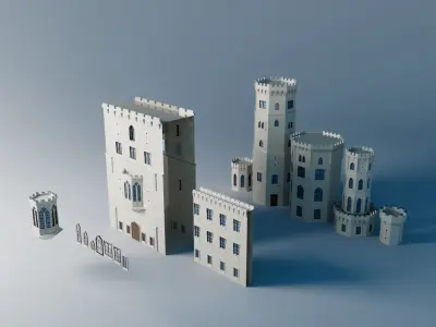 Castle 3D Model 3D model
